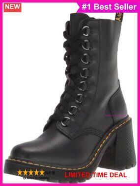 Dr. Martens Chesney Leather Ankle Boots Lace Up Work Boots